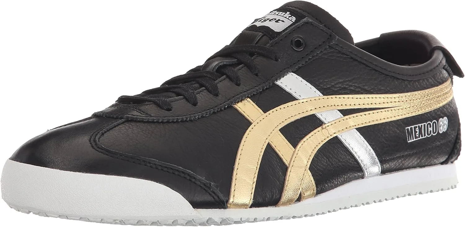 Спортивные кроссовки на шнуровке Onitsuka Tiger Unisex Adult Mexico 66 Vulc Su Asics, черный