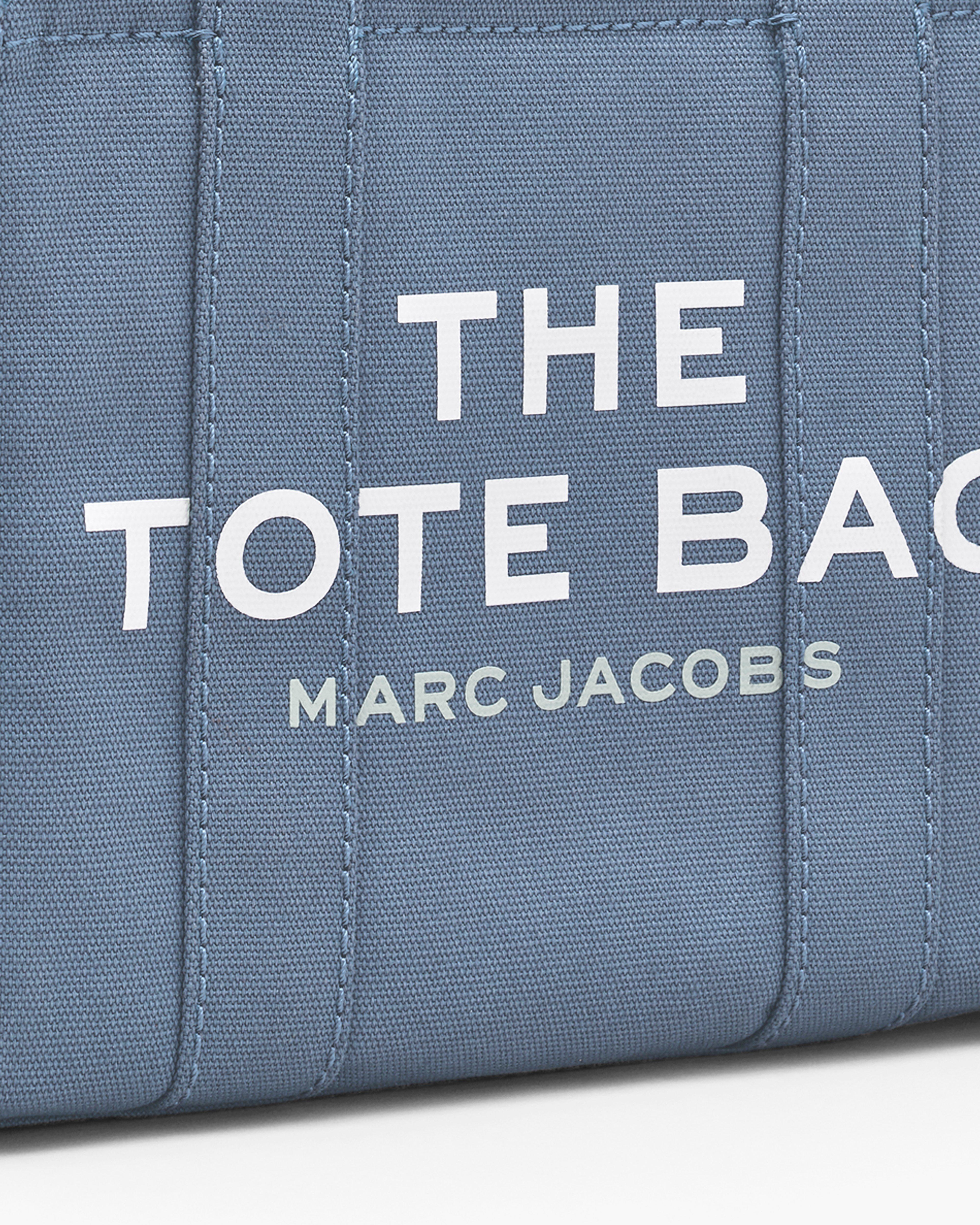 Маленькая холщовая сумка-тоут Marc Jacobs, цвет Blue Shadow — фото 4
