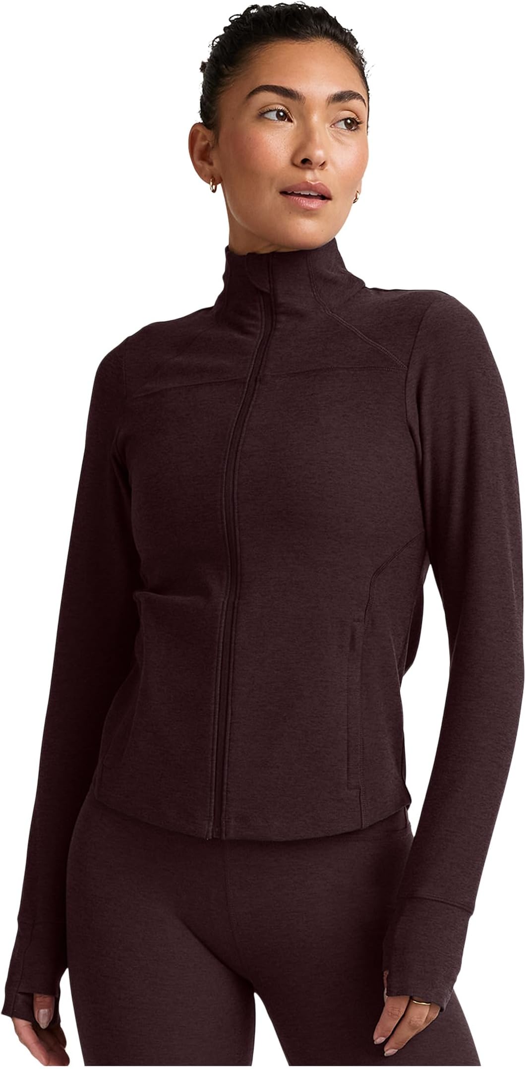 

Женская куртка Spacedye Trails Active Beyond Yoga, Dark Chocolate Heather