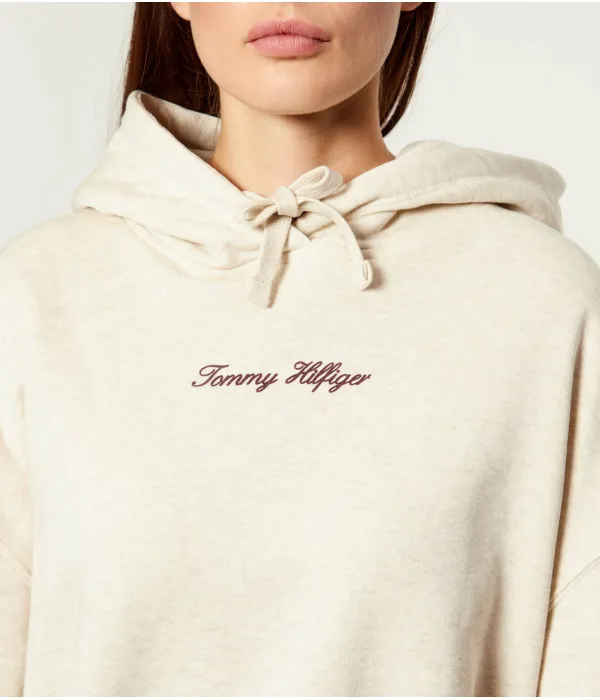 Толстовка Loose fit Tommy Hilfiger, бежевый — фото 4