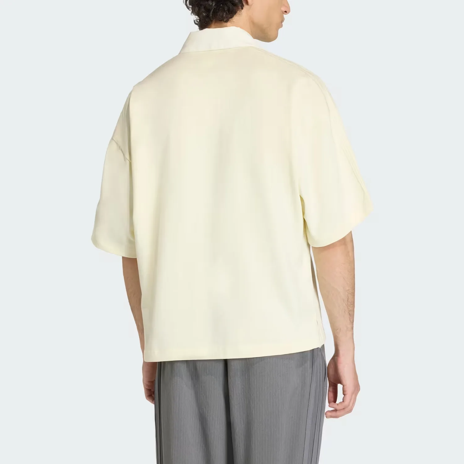 Футболка-поло мужская Premium Essentials FW25 Adidas Originals, айвори белый — фото 4