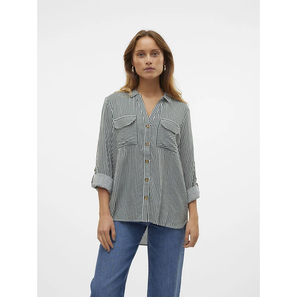

Рубашка Vero Moda Bumpy New, белый
