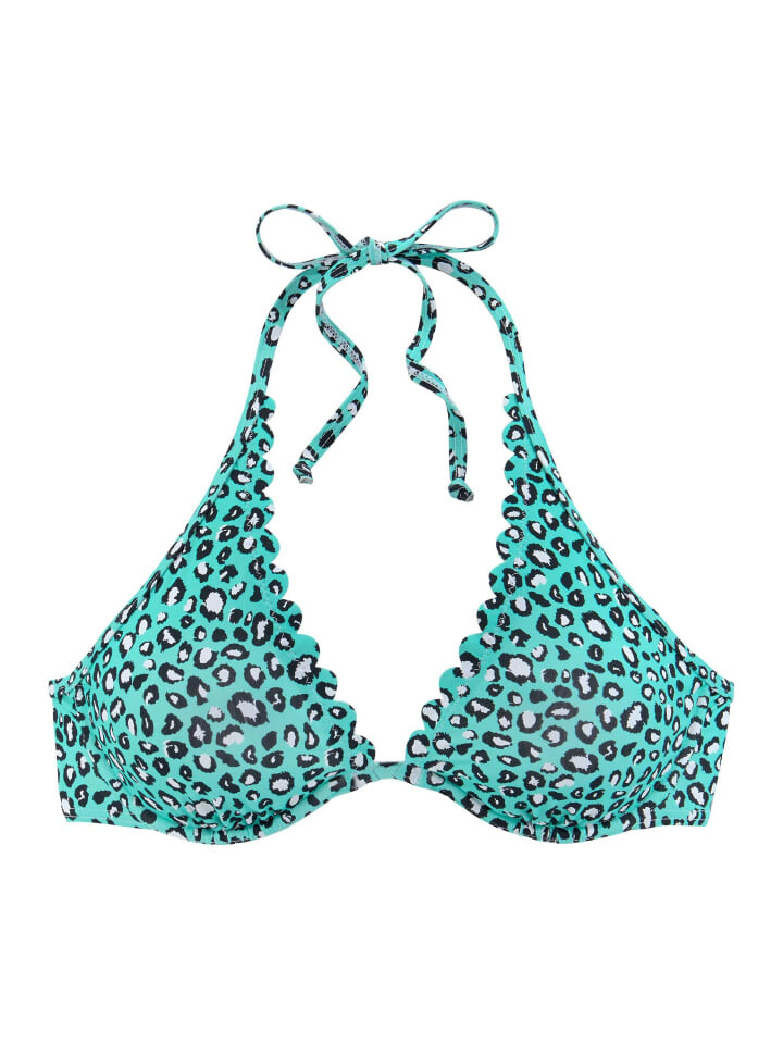 

Верх бикини LASCANA, цвет mint/bedruckt