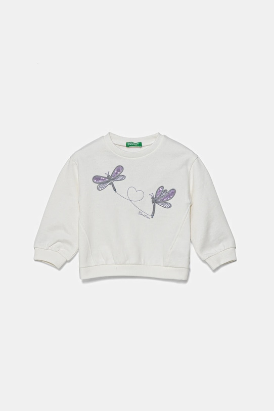 

Детская хлопковая толстовка United Colors Of Benetton, белый