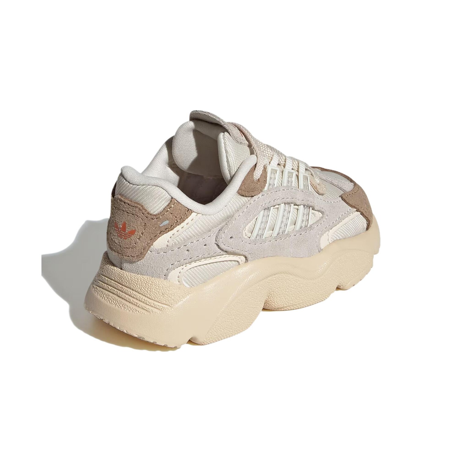 Детская повседневная обувь для детей, кроссовки, кроссовки Adidas, цвет Light Earth Tone / Han Jade White / Alum Brown — фото 4