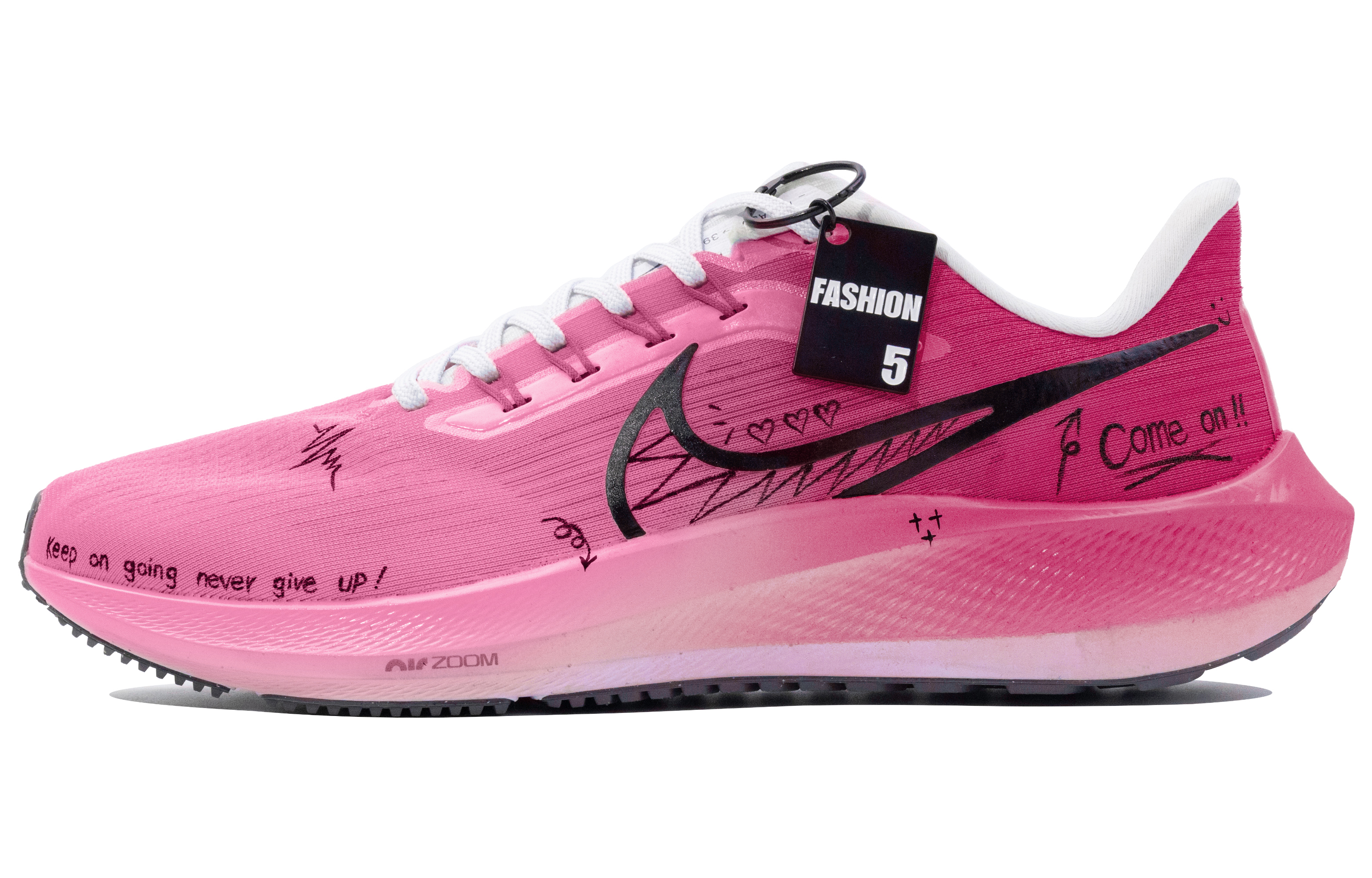 

Nike Кроссовки Air Zoom Pegasus 39 с амортизацией, противоскользящие и износостойкие, низкие, мужские, розовые