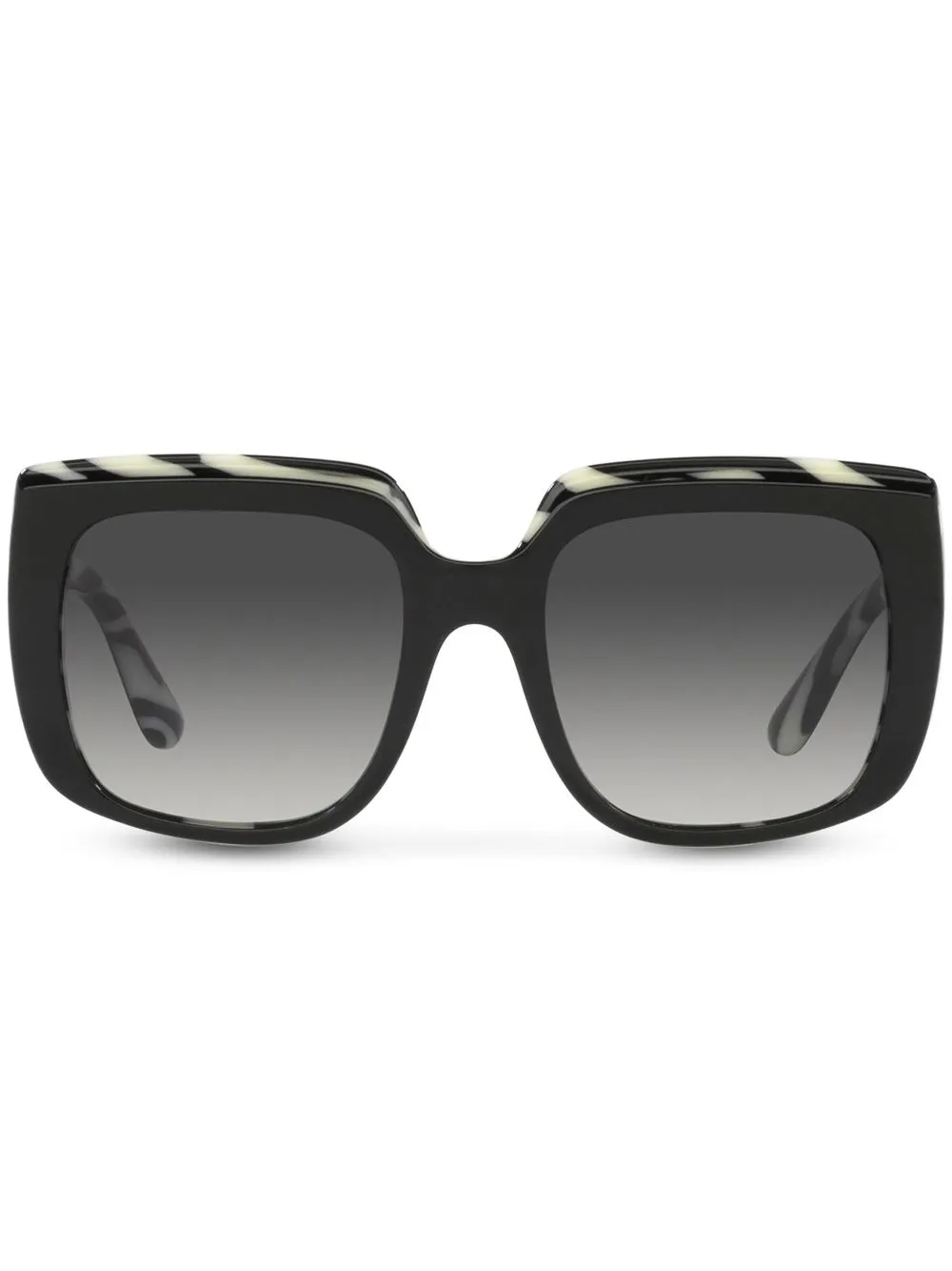 

Солнцезащитные очки с зебровым принтом Dolce & Gabbana Eyewear, черный