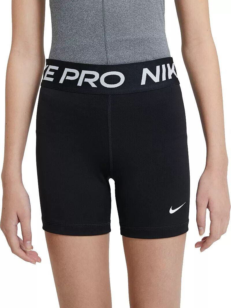

Шорты Nike для девочек 3 дюйма Pro, черный
