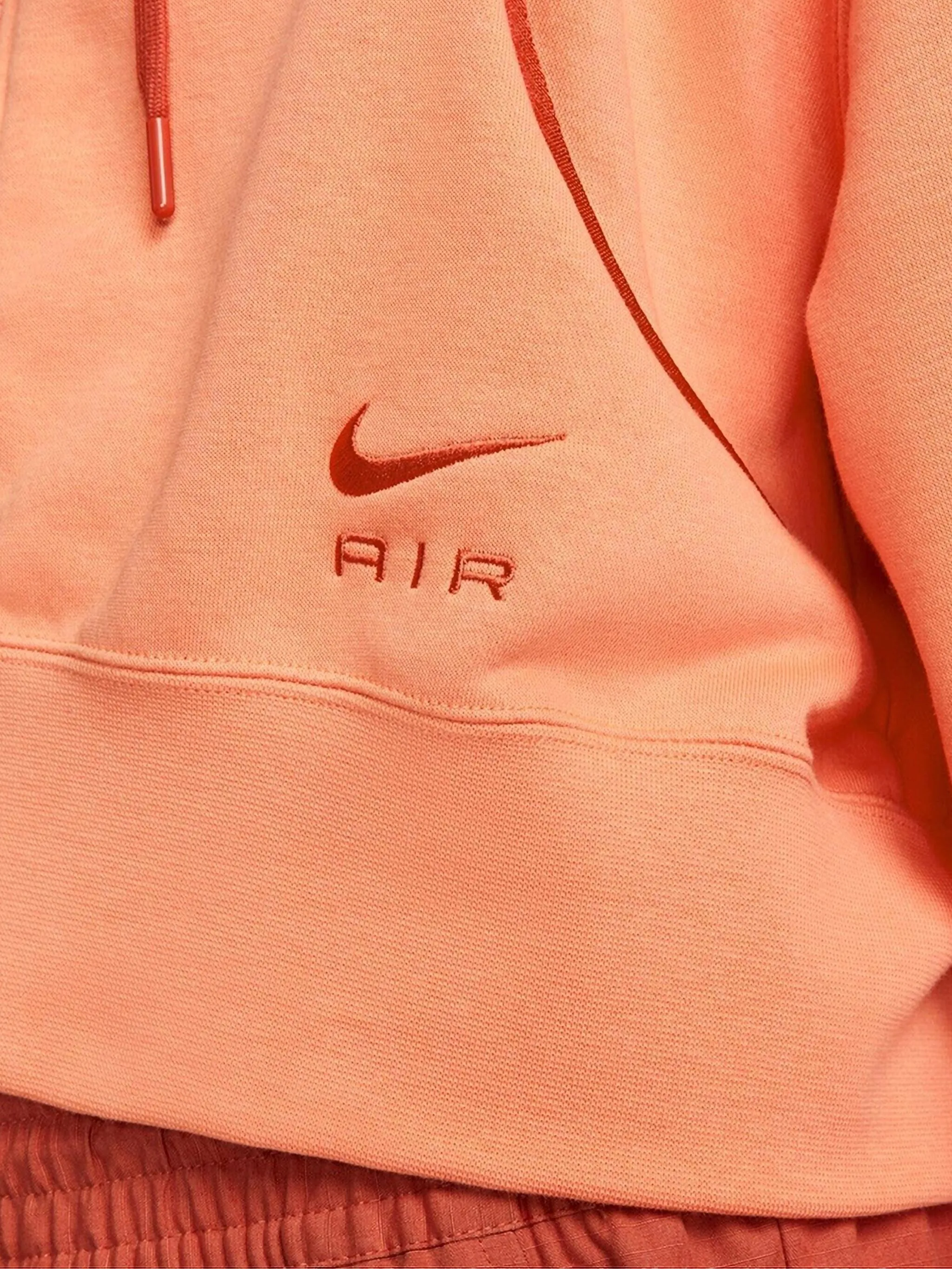 Худи с вышивкой Swoosh Nike, оранжевый — фото 2