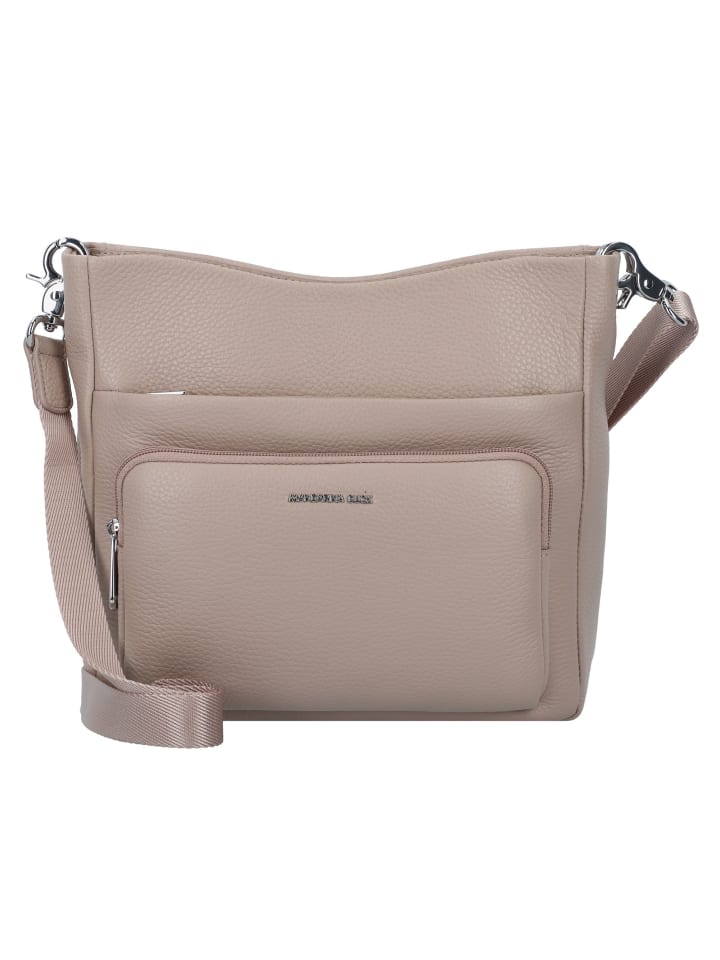 

Наплечная сумка Mandarina Duck Mellow Leather Umhängetasche Leder 30 cm, цвет warm taupe