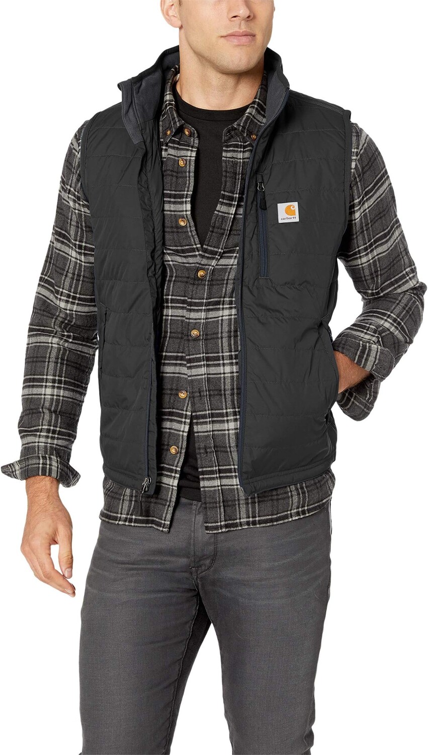 

Утепленный жилет Rain Defender Carhartt, цвет Shadow