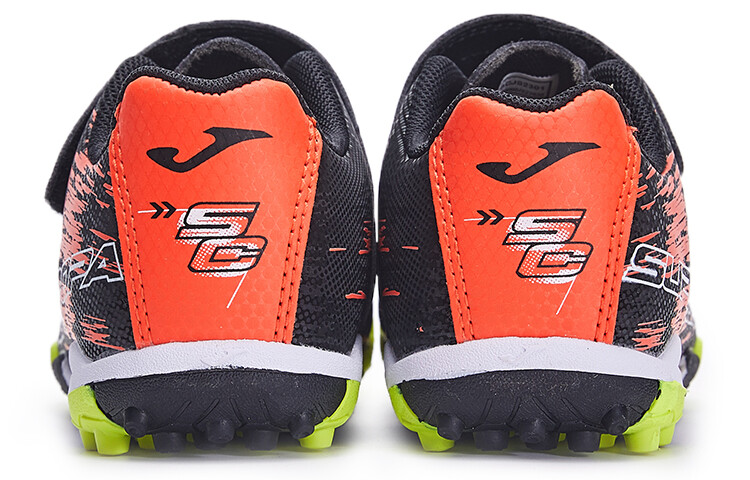 Детские футбольные бутсы Kids Low-top Black/Orange Joma, черный — фото 4