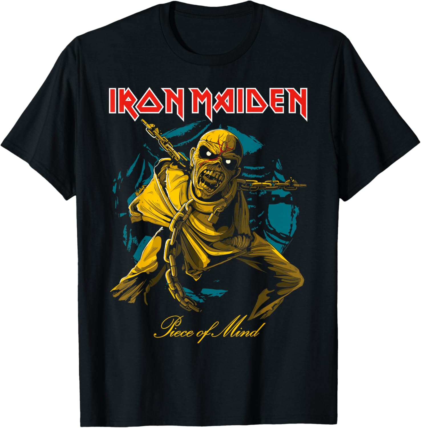 

Футболка POM Gold Eddie, черная Iron Maiden