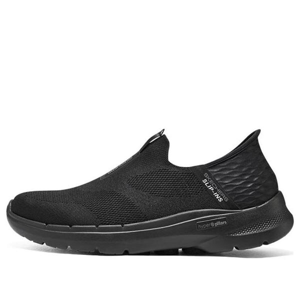 

Кроссовки slip ins go walk 6 'black' Skechers, черный