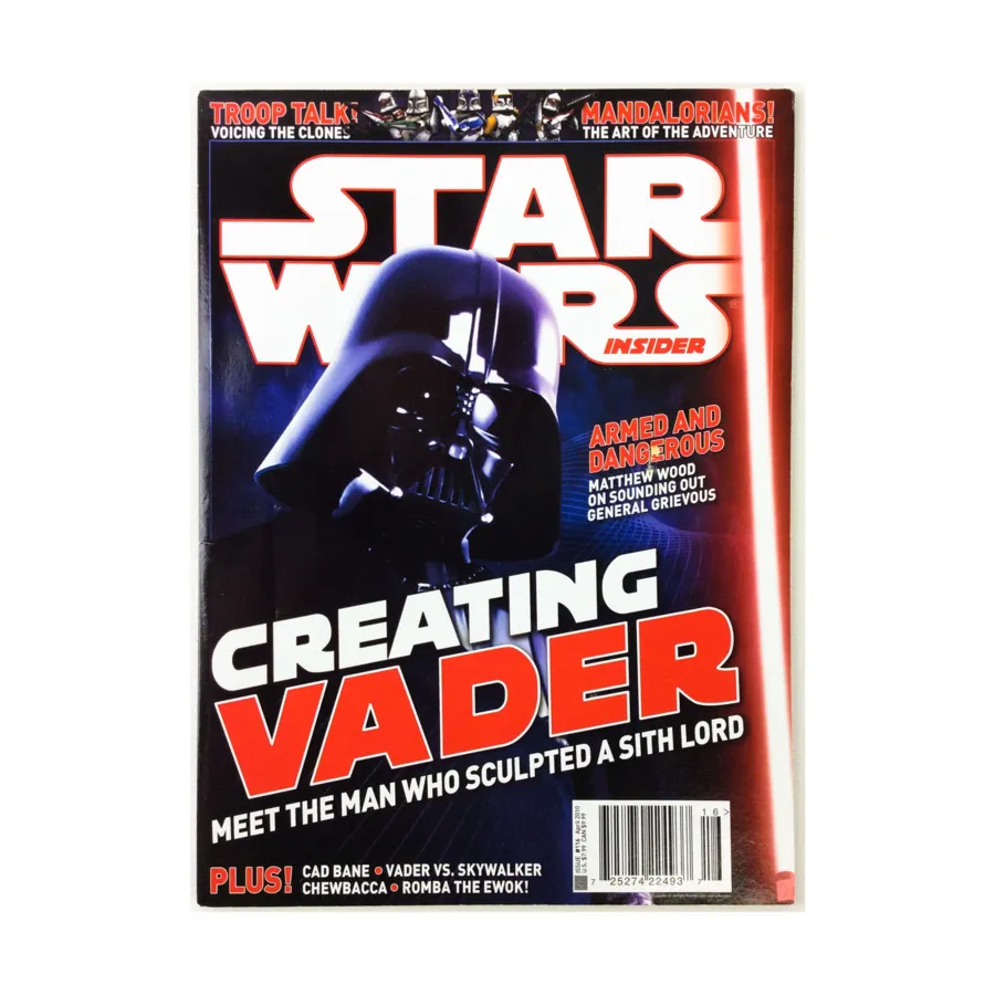 

Журнал #116 "Creating Vader. Armed and Dangerous, Troop Talk", Star Wars Insider #101 - #150 (WOTC)