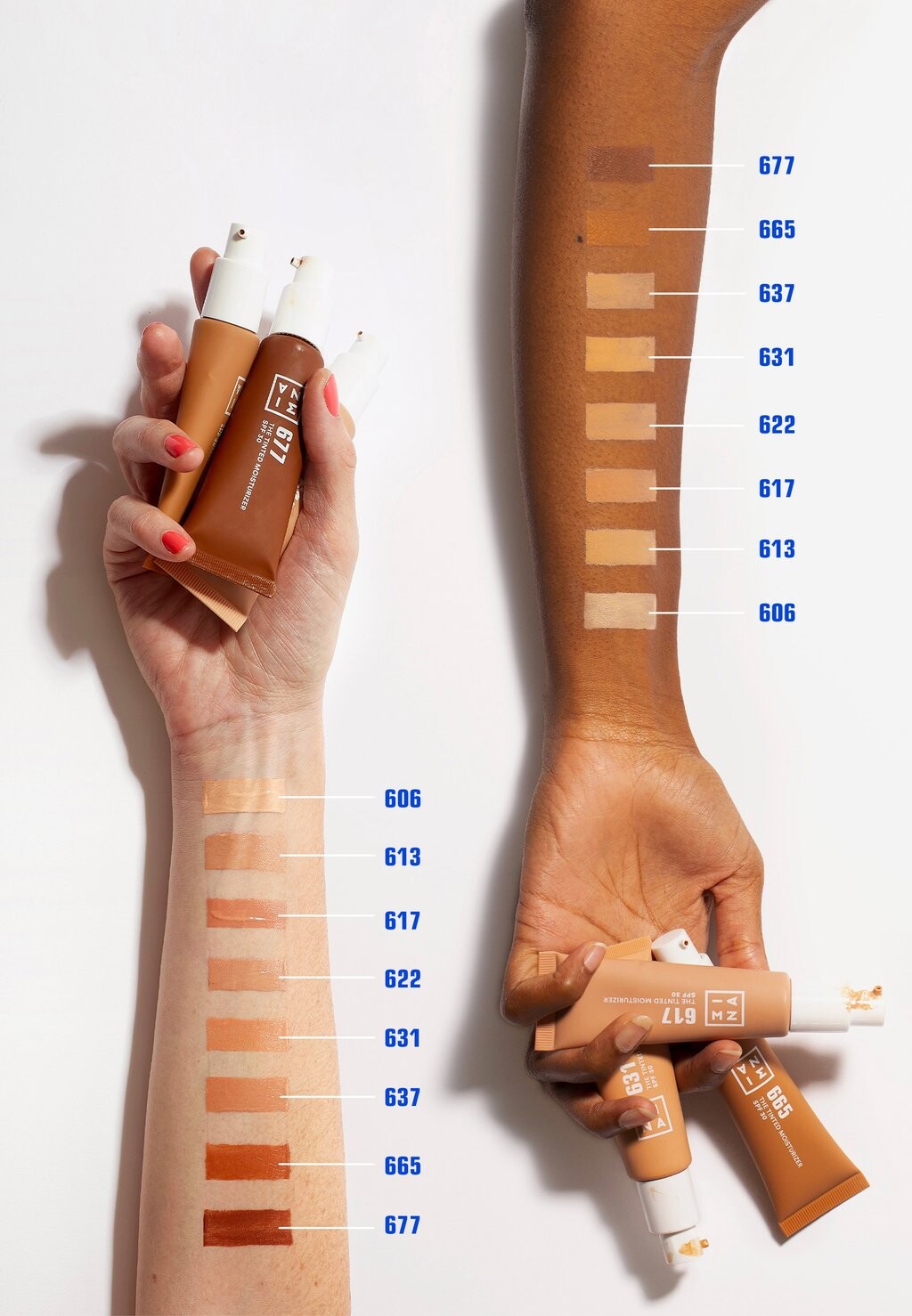 

Тонированный дневной уход THE TINTED MOISTURIZER SPF30 3ina, бежевый