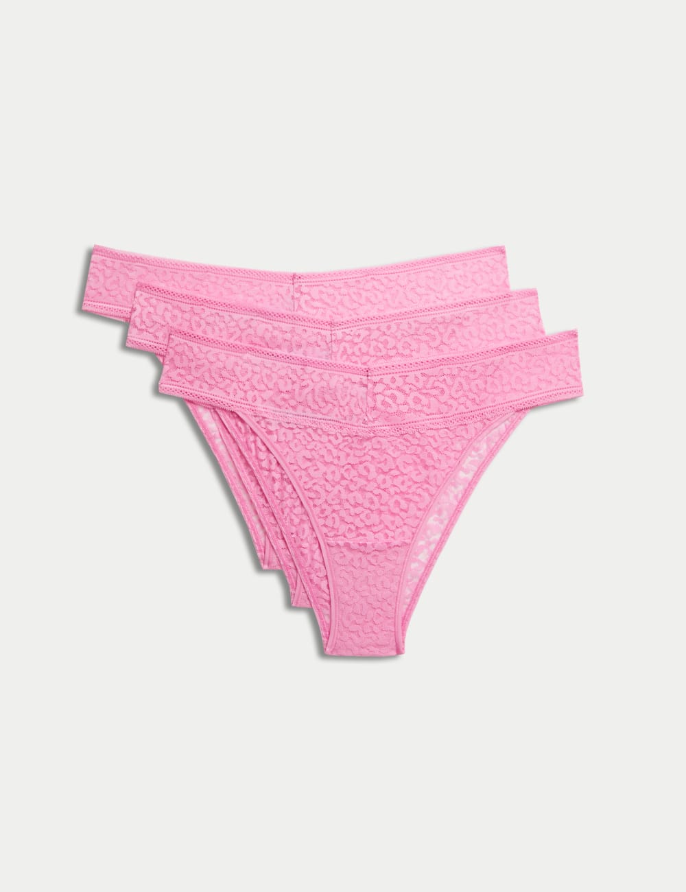 

3 шт. трусики-шорты Animal Lace Miami Marks & Spencer, розовый