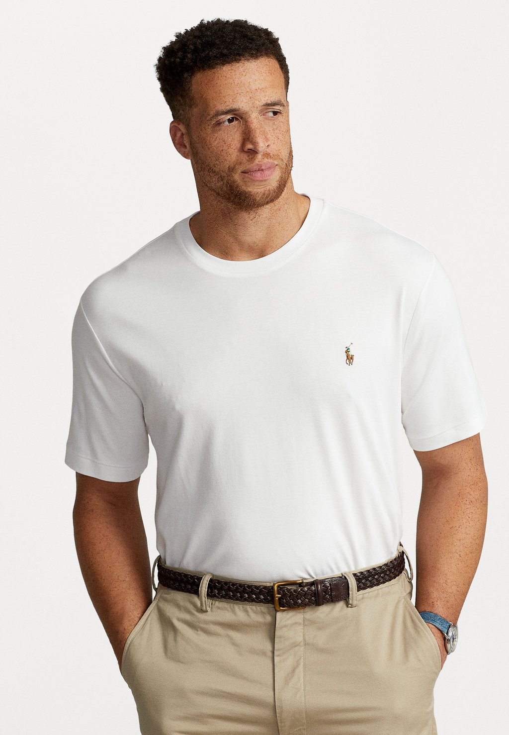 

Базовая футболка Polo Ralph Lauren Big & Tall, белый