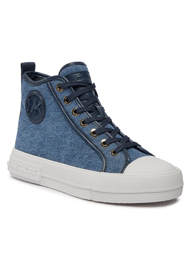Тканевые кроссовки Evy High Top MICHAEL KORS, синий — фото 2