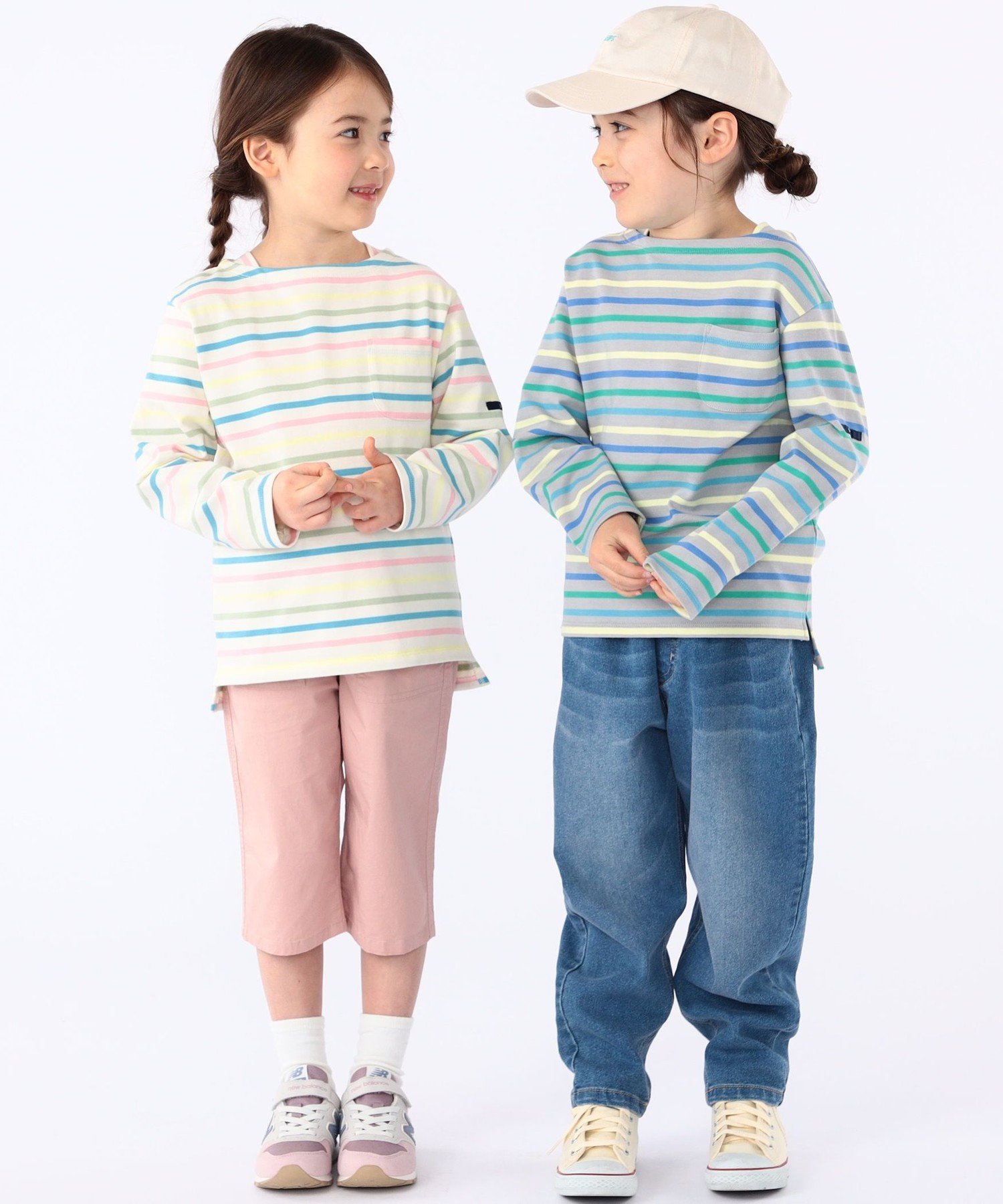 Детская футболка с длинным рукавом в полоску (100–130 см) SHIPS KIDS, Off white — фото 3