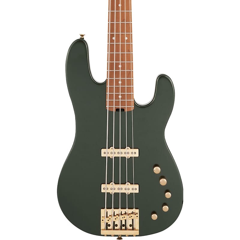 

Басс гитара Charvel Pro Mod San Dimas Bass JJ 5 String Bass in Lambo Green