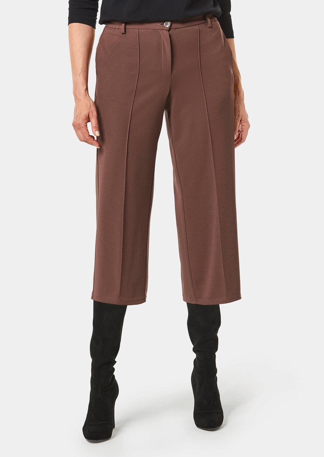 

Брюки GOLDNER Culotte, кэмел