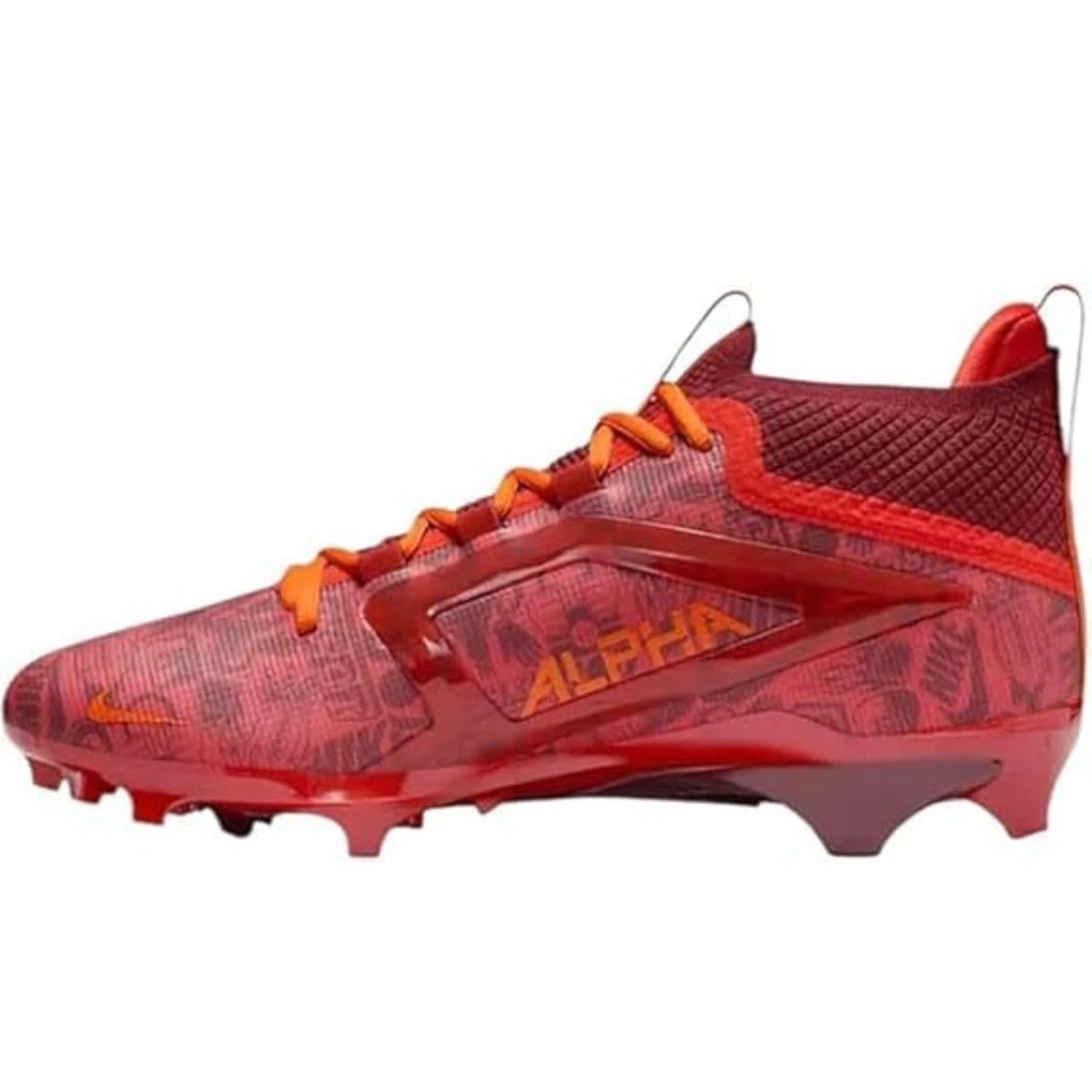 Мужские футбольные бутсы Nike Alpha Menace 4 Elite NRG FQ4046-600 красно-черного цвета GBNC1518 — фото 3