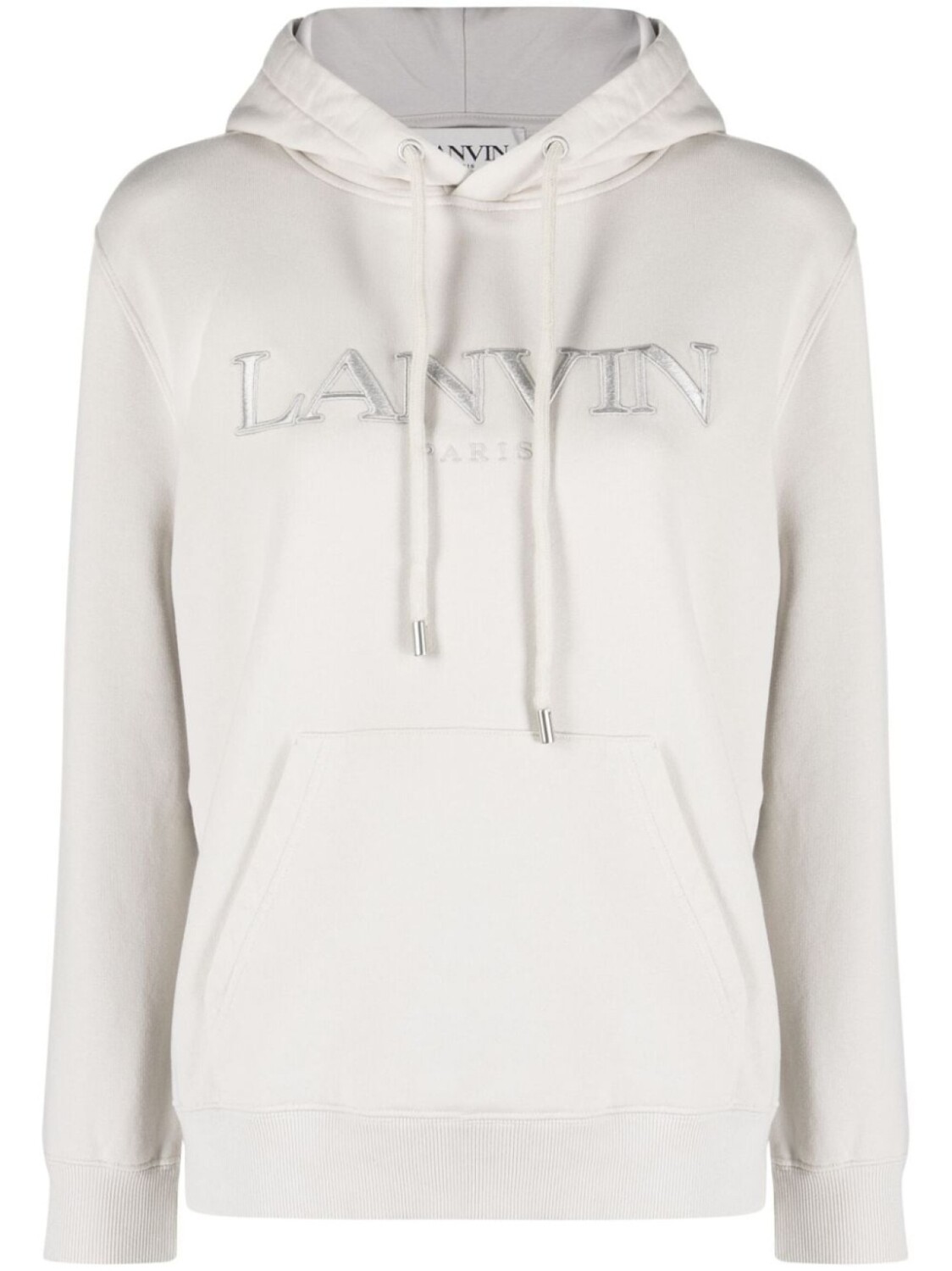 

Lanvin худи с вышитым логотипом, нейтральный цвет