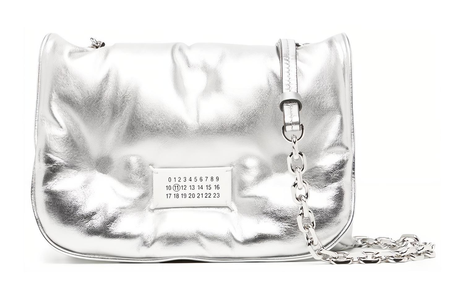 

Maison Margiela Маленькая гламурная сумка через плечо с клапаном