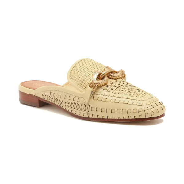 

Кожаные сандалии-мюли Jessa Tory Burch, бежевый
