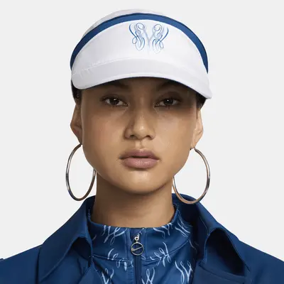 

Бейсболка Nike Serena Williams Design Crew Unstructured Dri-FIT Cap, цвет White/Court Blue