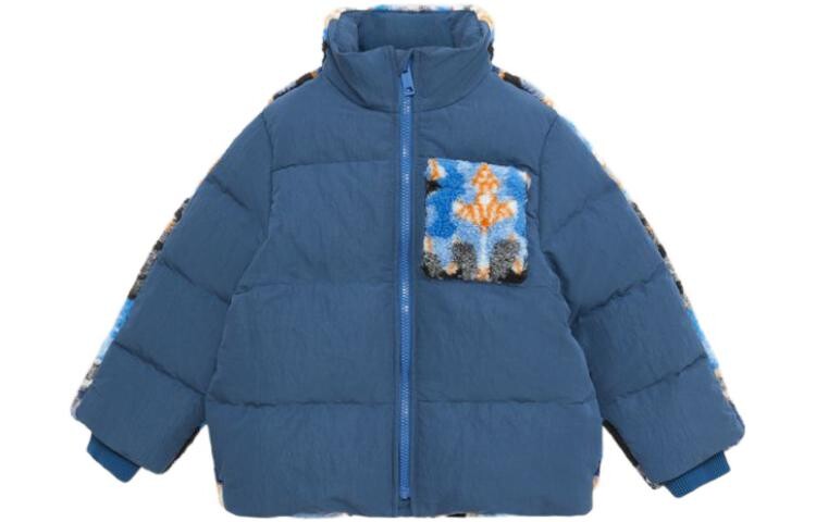 

Детский пуховик Burberry, цвет Canvas blue