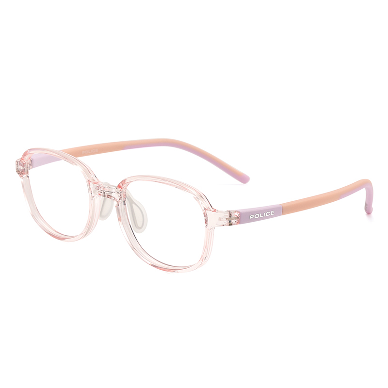 

Police Круглая оправа для очков детская, VK168K-0W11/Transparent Pink