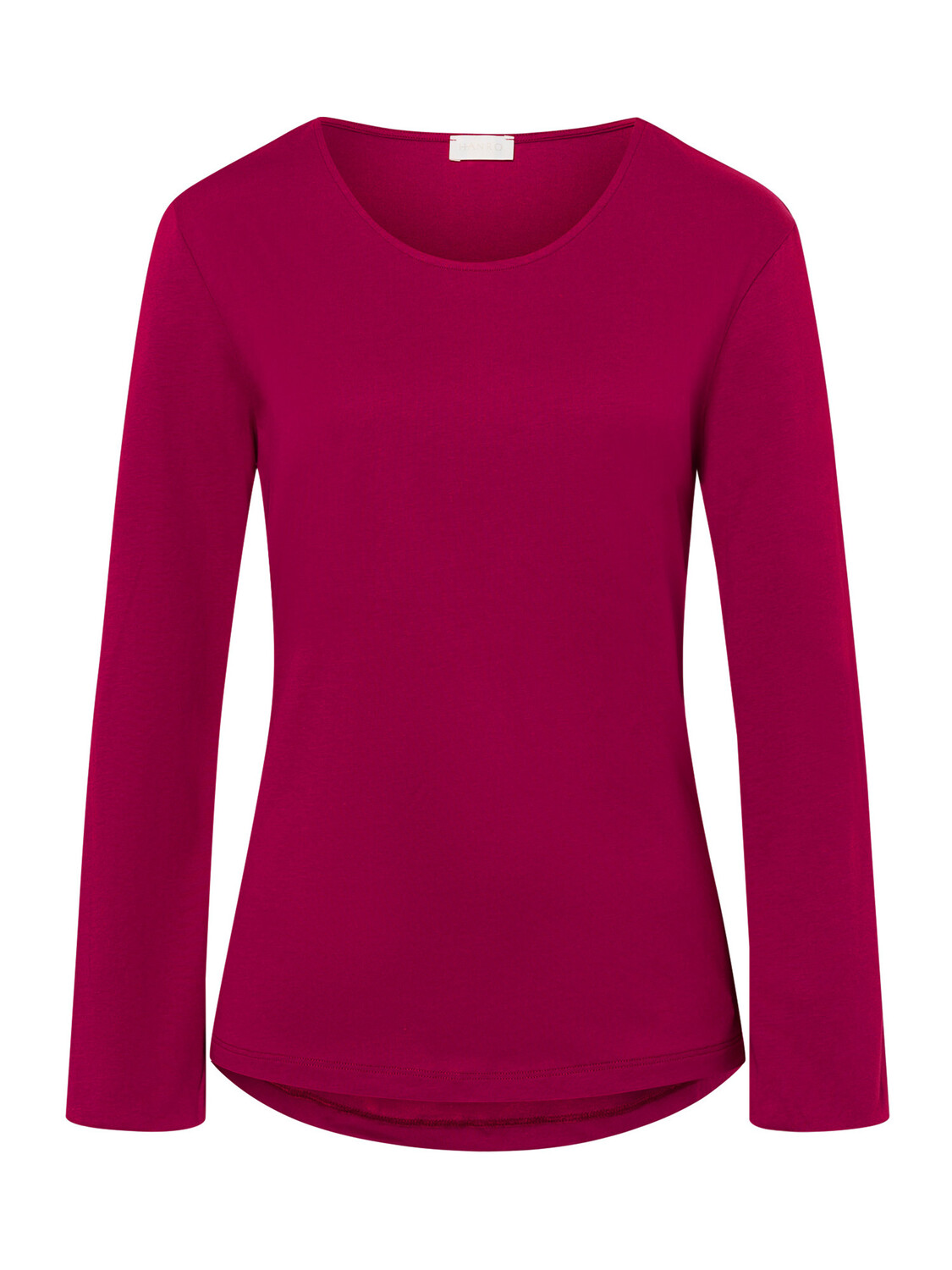 

Лонгслив Hanro Natural Shirt, цвет intense garnet