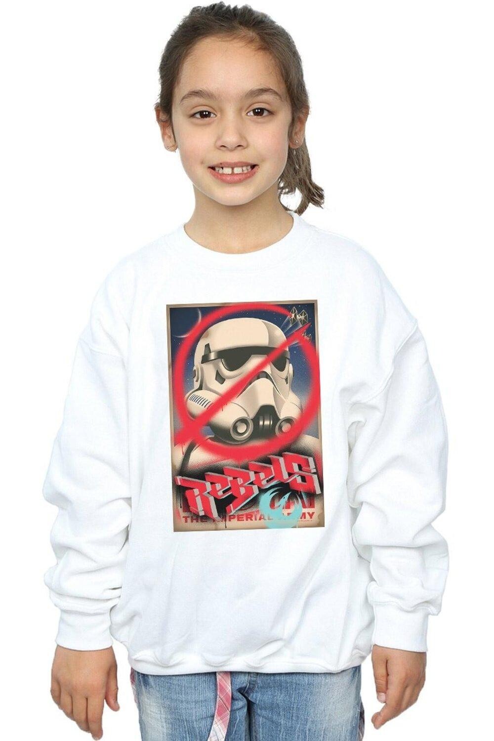 

Толстовка с плакатом Rebels Star Wars, белый