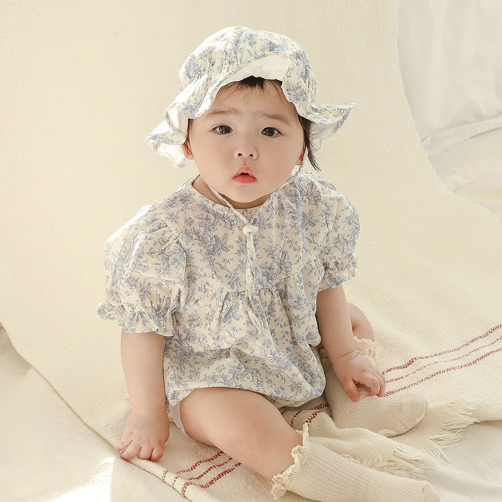 Детский боди с коротким рукавом Lilac Flower от Arimcloset
