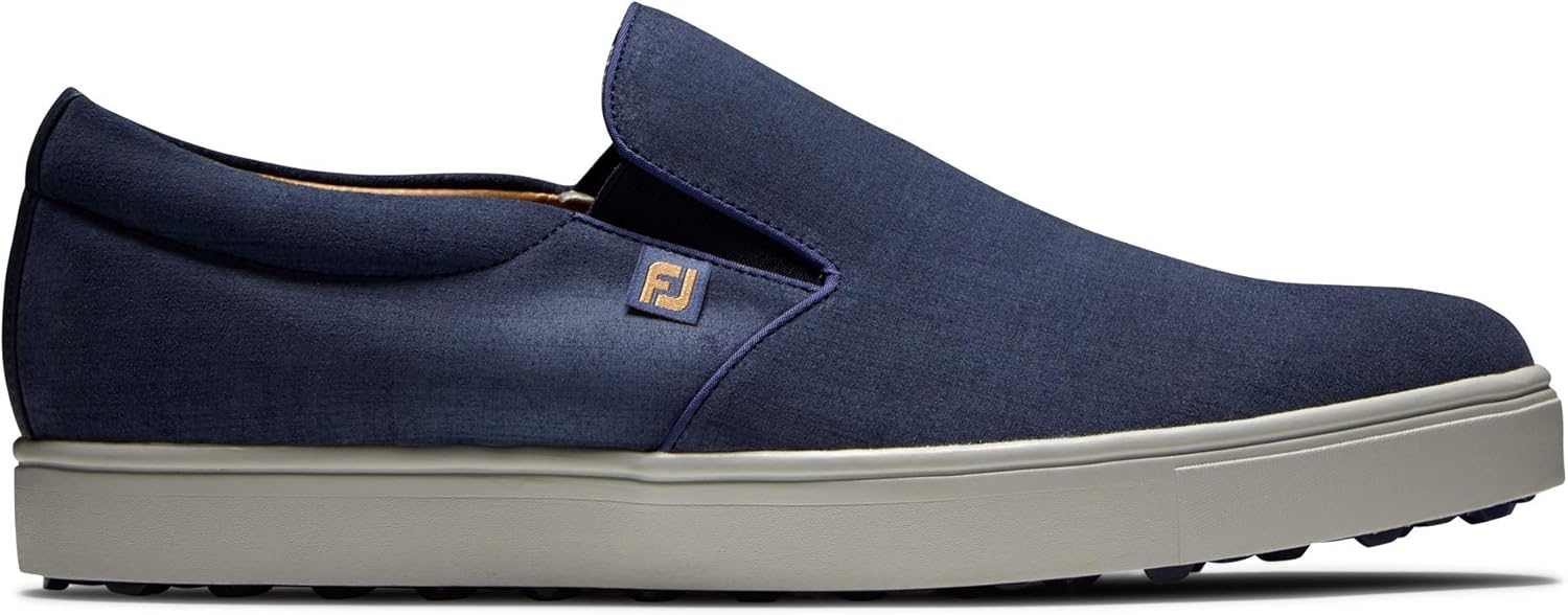 Мужские слипоны для гольфа FootJoy Men's Club Casuals, темно-синий — фото 2