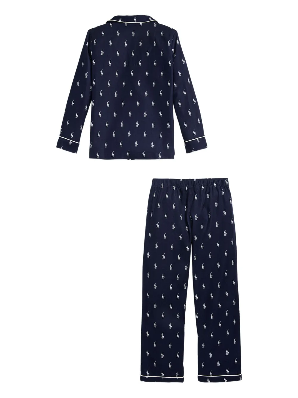 Пижама с логотипом POLO RALPH LAUREN KIDS, синий — фото 2