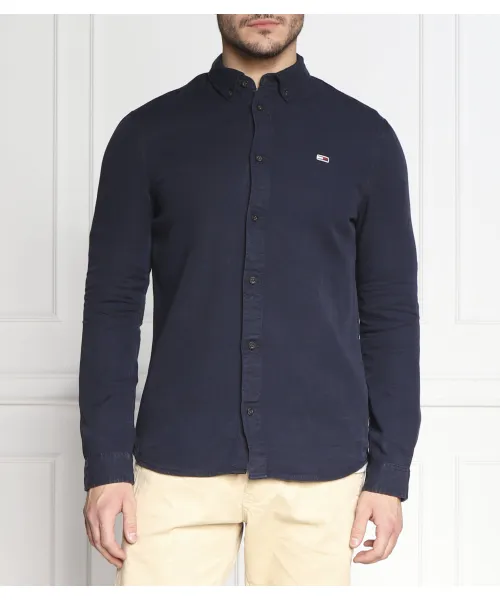 

Базовая рубашка Regular fit Tommy Jeans, синий