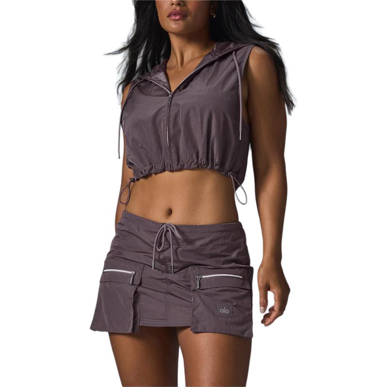 

Женский топ Alo Yoga, Raisin Color/Raisinette Limited