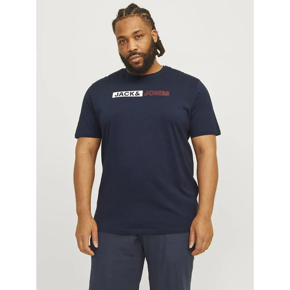 

Футболка с коротким рукавом Jack & Jones Corp Logo Play Plus, синий