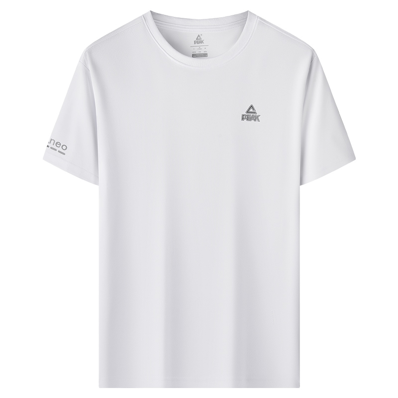 

Футболка унисекс PEAK, White Short-Sleeved Shirt