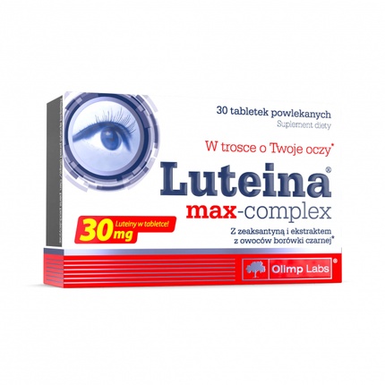 

Luteina Max Complex Пищевая добавка 30 таблеток Olimp Labs
