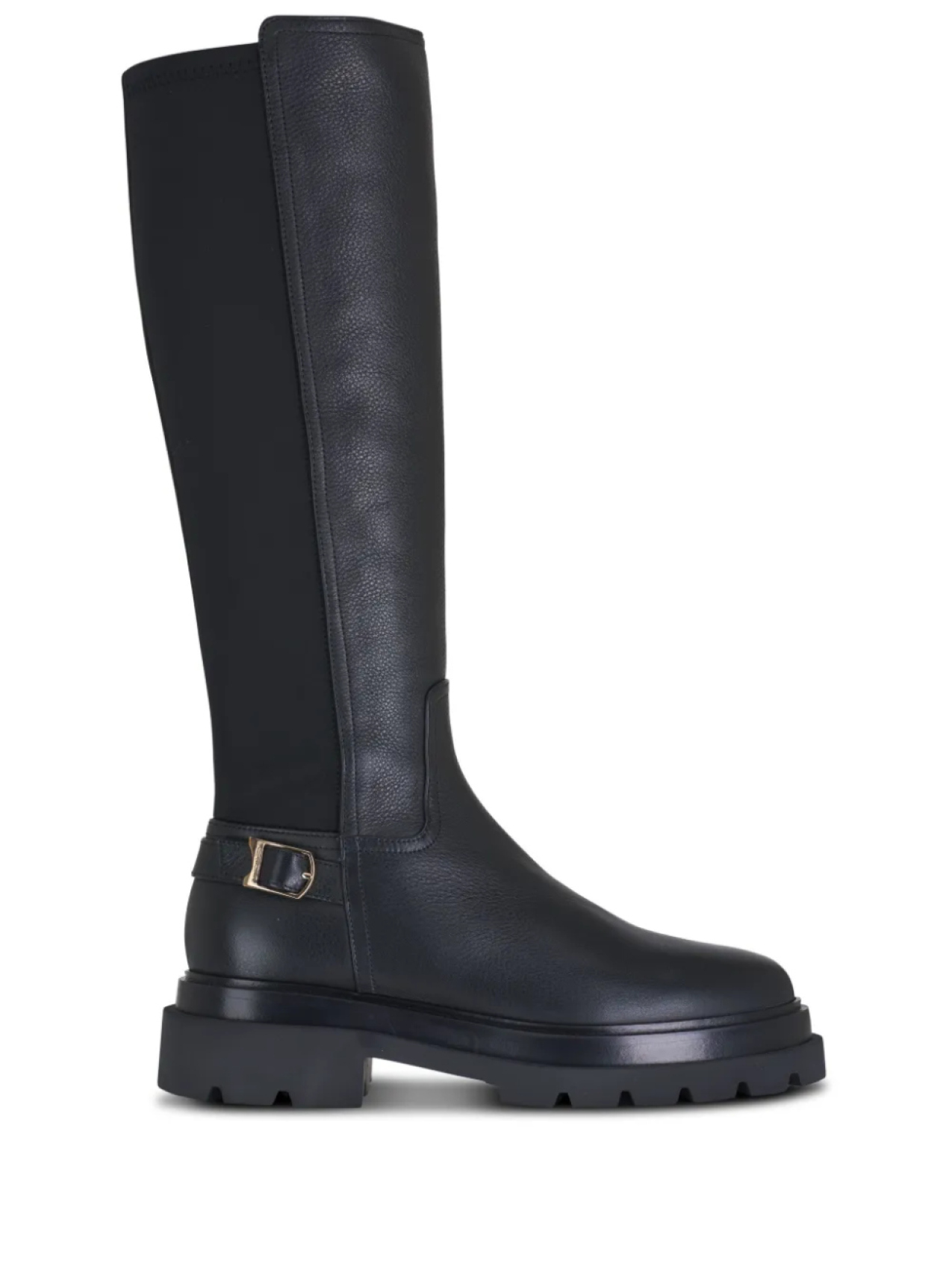 Santoni кожаные ботинки, черный