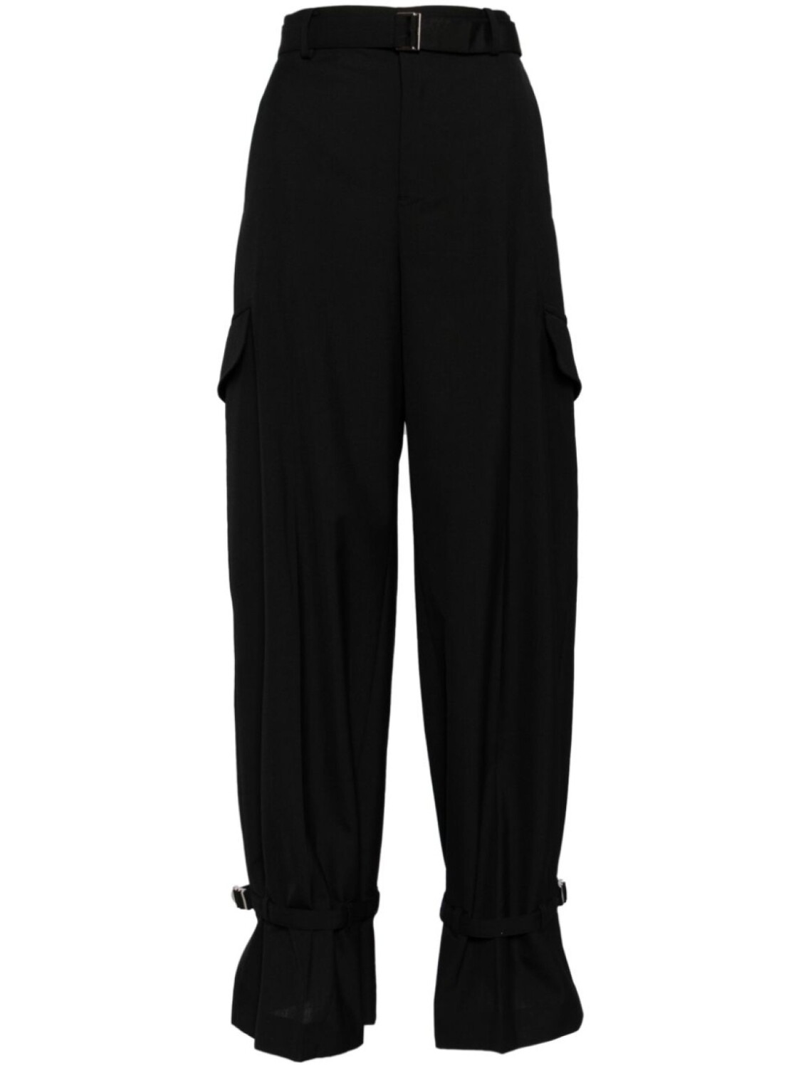 

Sacai спортивные штаны с поясом, черный