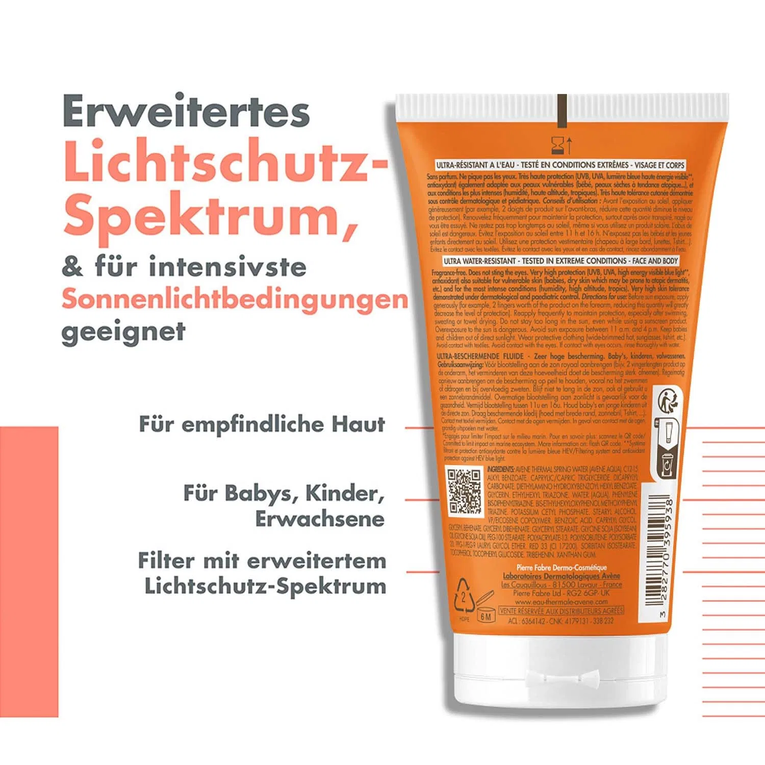 Солнцезащитный флюид AVÈNE Intense Protect SPF 50+ Avene — фото 4