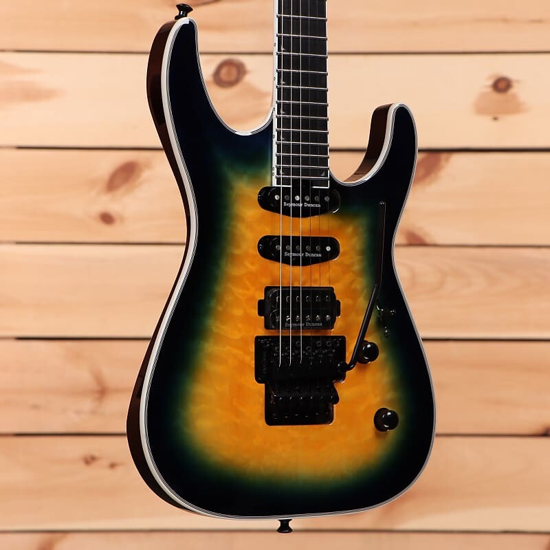 

Электрогитара Jackson Pro Plus Series Soloist SLA3Q - Amber Blue Burst - CYJ2302430