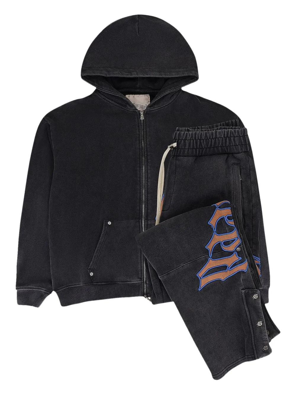 

Спортивные брюки на молнии с вышитым логотипом STADIUM GOODS, черный