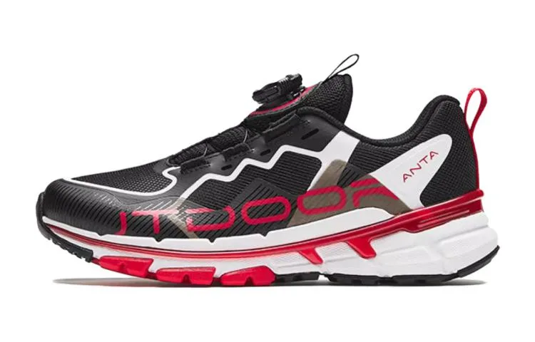 Детские кроссовки для бега Antakids, Black/Anta White/Heat Red — фото 3