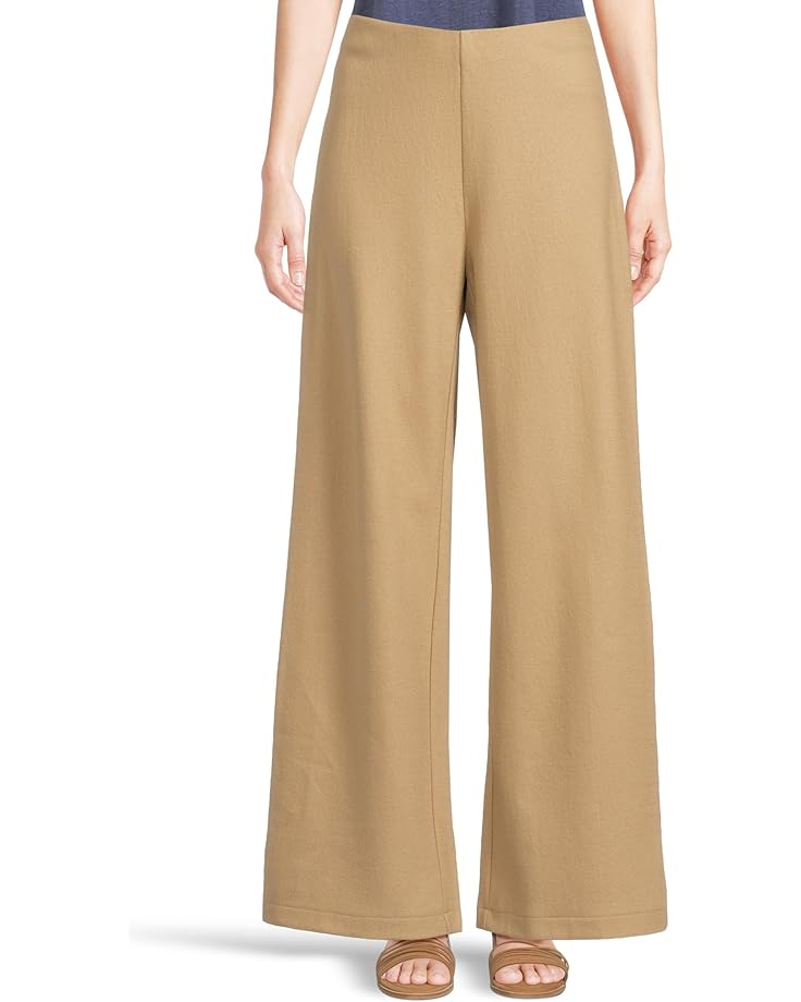 

Женские брюки Eileen Fisher Felted Wool Jersey Full Wide, Biscuit